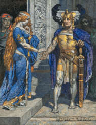 Alexander Rothaug. „Siegfried und Krimhildes erste Begegnung“ (Siegfried and Krimhilde's first encounter)