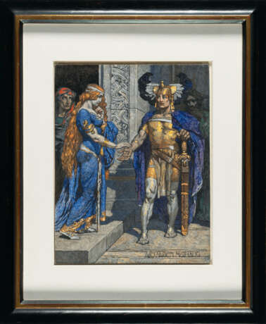 Alexander Rothaug. „Siegfried und Krimhildes erste Begegnung“ (Siegfried and Krimhilde's first encounter) - photo 4