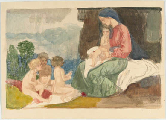Rudolf Jettmar. Madonna with Baby Jesus and Children - фото 2