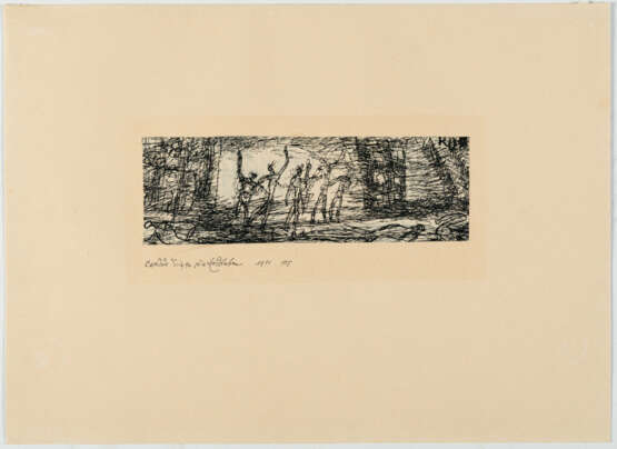 Paul Klee. „Candide Scizze zum Erdbeben“ (Candide Scizze to the earthquake) - photo 2
