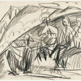 Ernst Ludwig Kirchner. Recto: Group of peasants - Verso: Fehmarnakte - photo 2