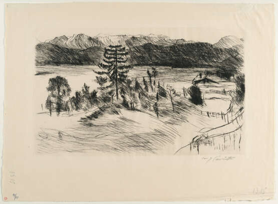 Lovis Corinth. Large Walchensee Landscape - photo 2