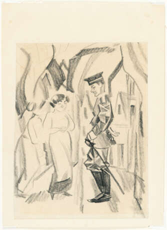 August Macke. Soldier and a girl - photo 2