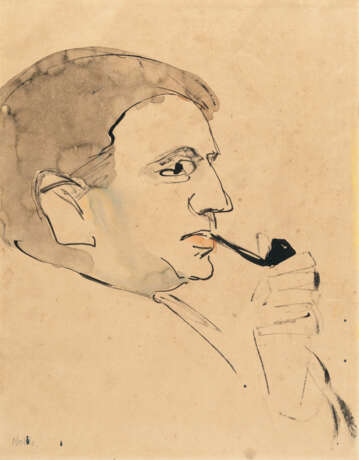 Emil Nolde. Bust portrait of Hermann Staehr - photo 1 Emil Nolde. Bust portrait of Hermann Staehr - photo 1