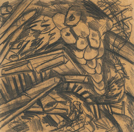 Otto Dix. "Laufgraben vor Loretto" (Trench in front of Loretto) - photo 1 Otto Dix. "Laufgraben vor Loretto" (Trench in front of Loretto) - photo 1