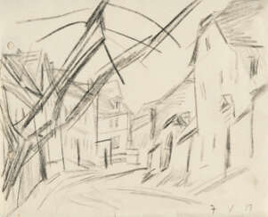 Lyonel Feininger. Dorfstraße, Thuringia (Village Street Thuringia)