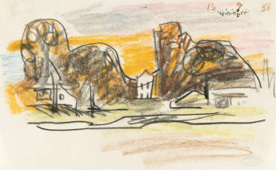 Lyonel Feininger. Houses and Trees in Connecticut - photo 3 Lyonel Feininger. Houses and Trees in Connecticut - photo 3