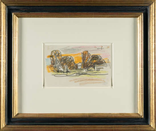 Lyonel Feininger. Houses and Trees in Connecticut - photo 1 Lyonel Feininger. Houses and Trees in Connecticut - photo 1