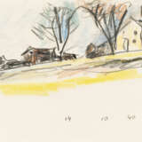 Lyonel Feininger. Landscape with Houses and Trees in Connecticut - Foto 1