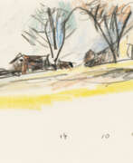 Lyonel Feininger. Lyonel Feininger. Landscape with Houses and Trees in Connecticut