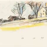 Lyonel Feininger. Landscape with Houses and Trees in Connecticut - Foto 2