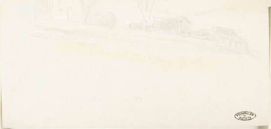 Lyonel Feininger. Landscape with Houses and Trees in Connecticut - Foto 3 Lyonel Feininger. Landscape with Houses and Trees in Connecticut - Foto 3