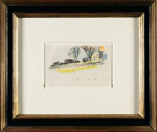 Lyonel Feininger. Landscape with Houses and Trees in Connecticut - Foto 4 Lyonel Feininger. Landscape with Houses and Trees in Connecticut - Foto 4