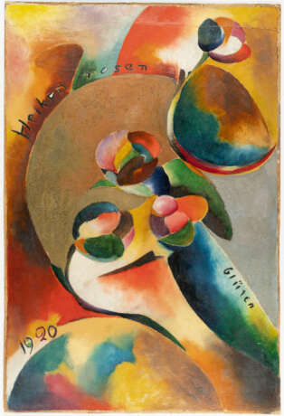 Curt Ehrhardt. „Heckenrosenbild“ (Hedge rose painting) - photo 2 Curt Ehrhardt. „Heckenrosenbild“ (Hedge rose painting) - photo 2