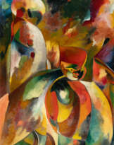 Curt Ehrhardt. „Mann im Schnee“ (Man in the snow)