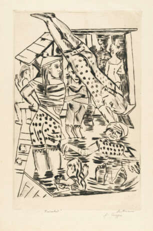 Max Beckmann. „Frauenbad“ (Women's Bath) - фото 1