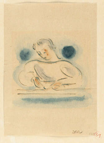 Oskar Schlemmer. Draughtsman, turned slightly to the left - фото 2