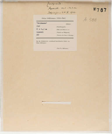 Oskar Schlemmer. Draughtsman, turned slightly to the left - фото 3