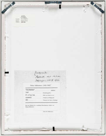 Oskar Schlemmer. Draughtsman, turned slightly to the left - фото 5