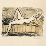 Otto Mueller. Liegende auf der Couch (Ruhender Akt) - Foto 1