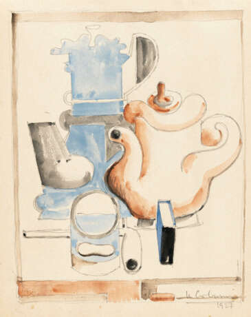 Le Corbusier. Nature morte avec théière et cafetière - Foto 1