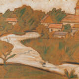 Otto Mueller. Village by the river - photo 1
