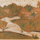 Otto Mueller. Village by the river - photo 2