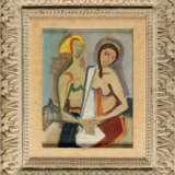 Karl Hofer. Study with two women (yellow headscarf) - фото 4