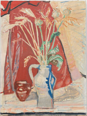 Max Gubler. Still life with ears of corn and poppy capsules in a jug - фото 2