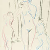 Ernst Ludwig Kirchner. Frau Anni Müller mit den Zwillingen Judith und Kaspar - Foto 1