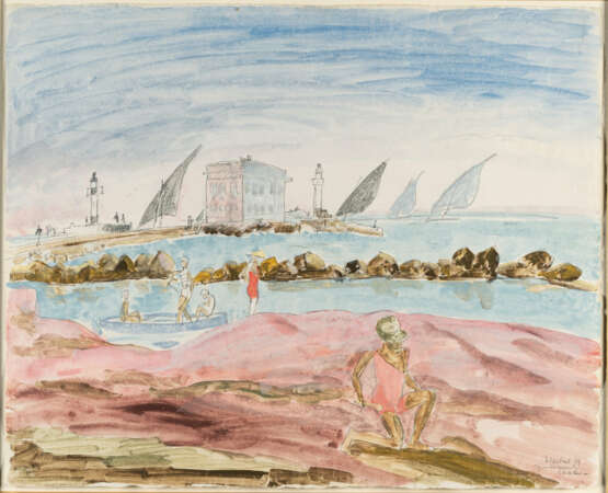 Erich Heckel. "Einfahrende Segler" (Sailors sailing in) (Palavas) - фото 2 Erich Heckel. "Einfahrende Segler" (Sailors sailing in) (Palavas) - фото 2