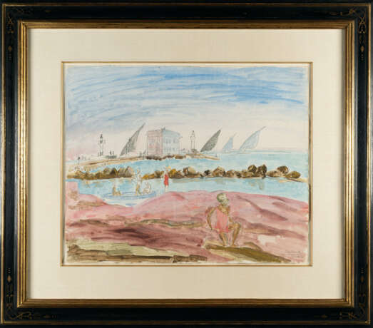 Erich Heckel. "Einfahrende Segler" (Sailors sailing in) (Palavas) - фото 4 Erich Heckel. "Einfahrende Segler" (Sailors sailing in) (Palavas) - фото 4