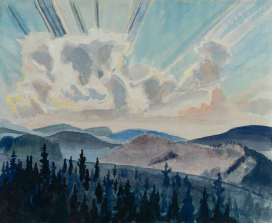 Erich Heckel. Harzlandschaft (Landscape in the Harz) - фото 1 Erich Heckel. Harzlandschaft (Landscape in the Harz) - фото 1