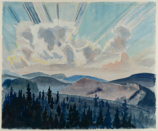 Erich Heckel. Harzlandschaft (Landscape in the Harz) - фото 2 Erich Heckel. Harzlandschaft (Landscape in the Harz) - фото 2