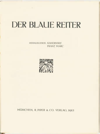 Mappenwerke Und Illustrierte Bücher. The Blue Rider - photo 6