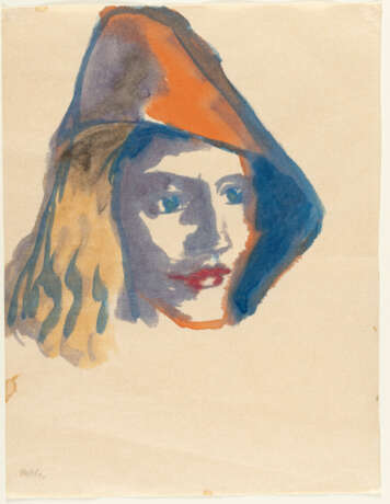 Emil Nolde. Woman's head en face (Stephanie Wiesand) - фото 2