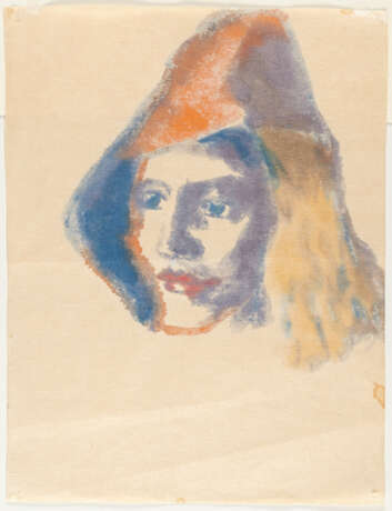 Emil Nolde. Woman's head en face (Stephanie Wiesand) - фото 3