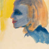 Emil Nolde. Woman's head profile (Stephanie Wiesand) - photo 1