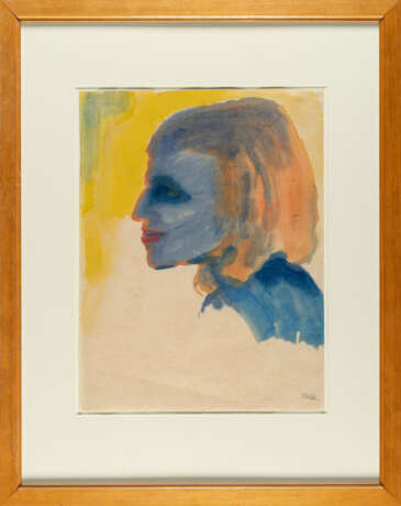Emil Nolde. Woman's head profile (Stephanie Wiesand) - photo 4