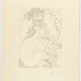 Pablo Picasso. Sculpteur, modèle accroupi et tête sculptée - фото 2