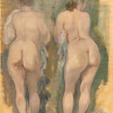 George Grosz. Two standing female nudes, from behind - photo 1