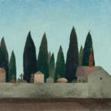 Vlastimil Beneš. „Friedhof mit Cypressen“ (Cemetery with cypress trees) - photo 1