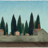 Vlastimil Beneš. „Friedhof mit Cypressen“ (Cemetery with cypress trees) - photo 2