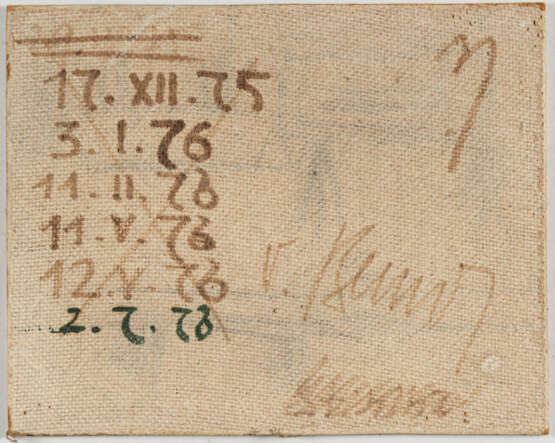 Vlastimil Beneš. „Friedhof mit Cypressen“ (Cemetery with cypress trees) - photo 3