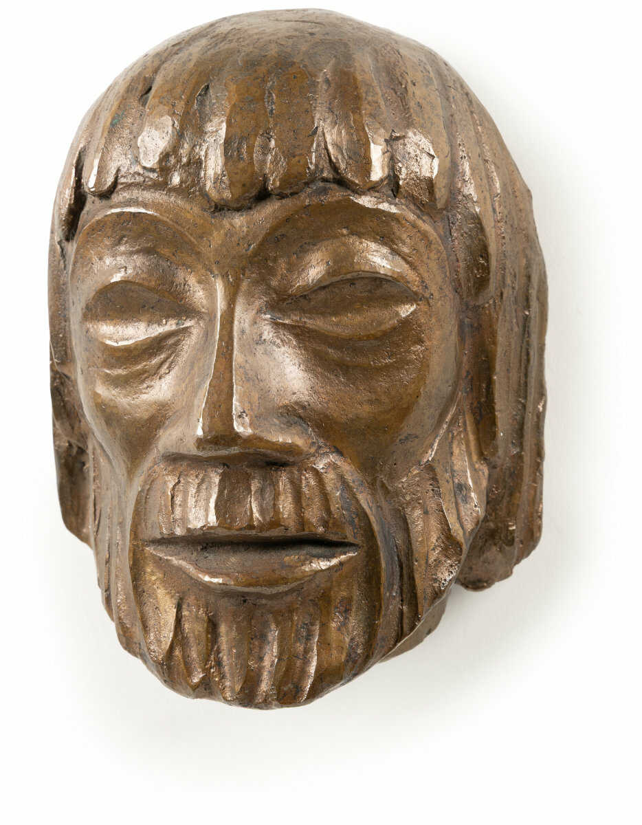 Ernst Barlach. Mask of Christ VI