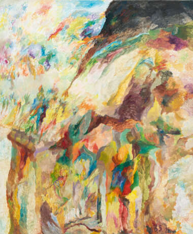 Bernard Schultze. „drohend rückt es näher“ (threatening it moves closer) - photo 1