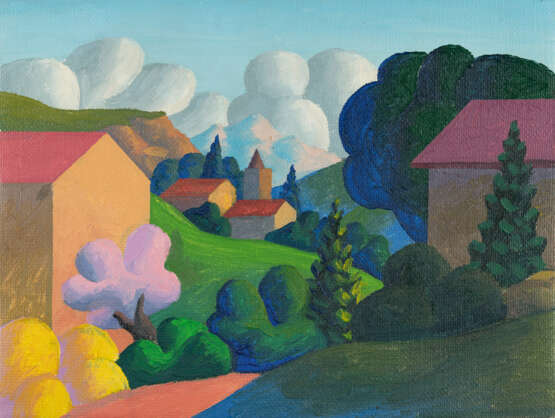 Salvo (Salvatore Mangione). Untitled (Landscape) - photo 1 Salvo (Salvatore Mangione). Untitled (Landscape) - photo 1