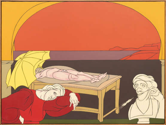 Valerio Adami. "Discours à Sperlonga" - photo 3 Valerio Adami. "Discours à Sperlonga" - photo 3