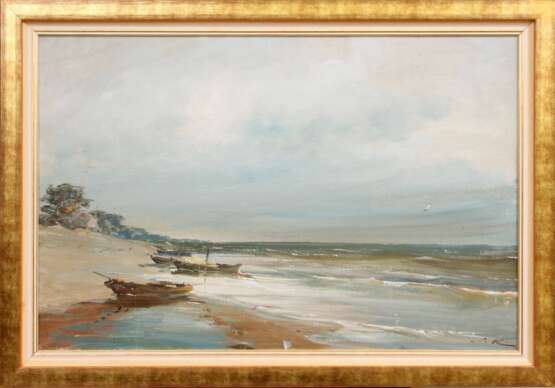 Bateaux sur la côte Mid-20th century - photo 1 Bateaux sur la côte Mid-20th century - photo 1