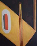 Bulgaria. Red sausage on inverted table